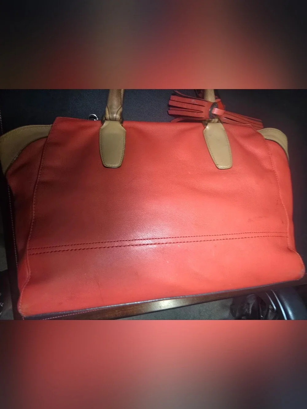 Coach Legacy Colorblock Candace Carryall Tote & Matching Turnlock Wallet Set